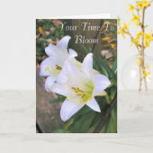 Carte Graduation de White Lilie (Fleur jaune)