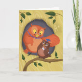 Carte Graduation de Wise Owl (Devant)