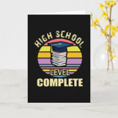 Carte Graduation du High Level Complete (Fleur jaune)