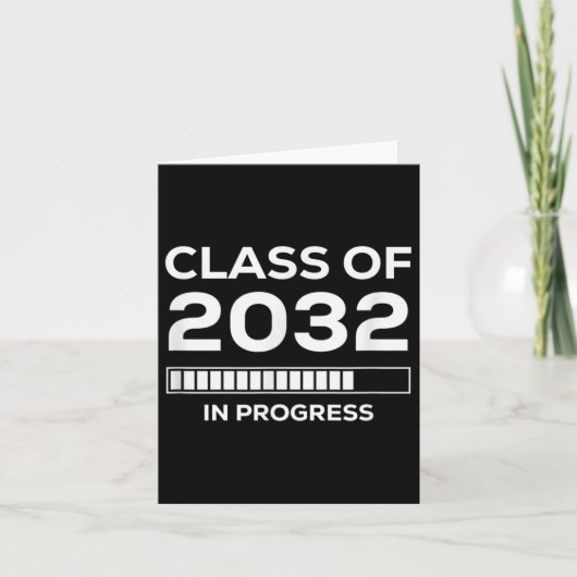 Carte Graduation Future _ En Cours Cl De 2032 (Devant)
