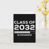Carte Graduation Future _ En Cours Cl De 2032 (Fleur jaune)