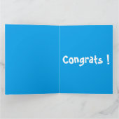 CARTE GRADUATION GARÇON (Intérieur)