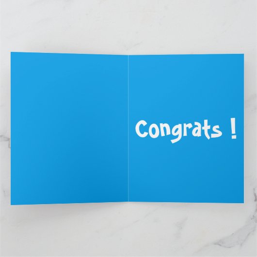 CARTE GRADUATION GARÇON (Intérieur)