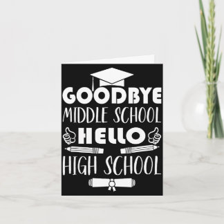 Carte Graduation gift for a little girl going to middleG