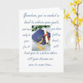 Carte Graduation-Grand-fils, Happy Graduation (Fleur jaune)