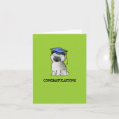 Carte Graduation Keeshond Puppy (Devant)
