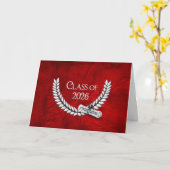 Carte Graduation Laurel Wreath for 2026  (Fleur jaune)