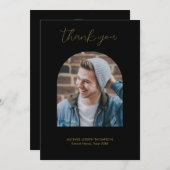 Carte Graduation moderne 2 Photo Arch Merci (Devant / Derrière)