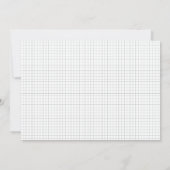 Carte Graduation moderne minimaliste élégant élégant (Dos)