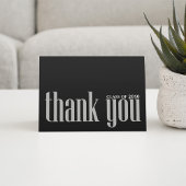 Carte Graduation moderne Typographie simple personnalisé