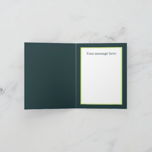 Carte Graduation mûre ajouter un alligator de message (Intérieur)