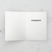 Carte Graduation personnalisée (Intérieur)