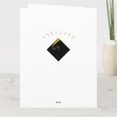 Carte Graduation personnalisée 2024 Félicitations (Dos)