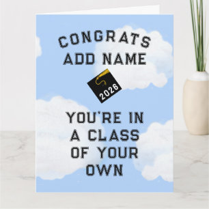 Carte Graduation personnalisée 2024 Félicitations