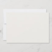 Carte Graduation photo couleur blanche modifiable (Dos)