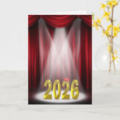 Carte Graduation Rouge et or 2025 en vedette (Fleur jaune)