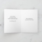 Carte Graduation Sage Owl Encouragement inspirationnel (Intérieur)