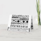 Carte Graduation - senior 2010 - Card (Dos)
