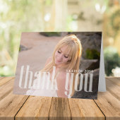 Carte Graduation Simple Merci Minimaliste Deux