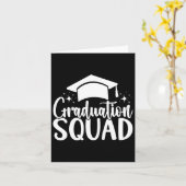 Carte Graduation Squad Cl De 2025 Graduation (Fleur jaune)