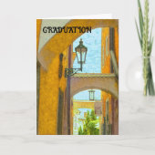 Carte GRADUATION Vol haut, Ciel bleu est la limite (Devant)