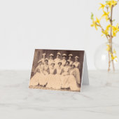 Carte Gradués en nursing (Fleur jaune)