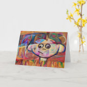 Carte Graffiti (Fleur jaune)