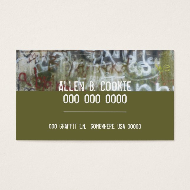 Carte Graffiti (Devant)
