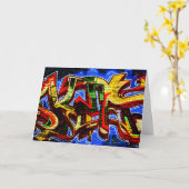 Carte Graffiti 17 gcna (Fleur jaune)