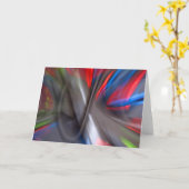 Carte Graffiti Abstrait (Fleur jaune)