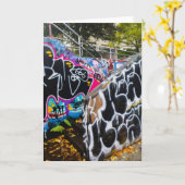 Carte Graffiti Collection #1 (Fleur jaune)