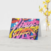 Carte Graffiti Collection #3 (Fleur jaune)