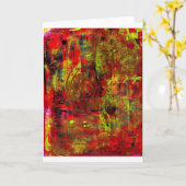 Carte Graffiti Firework (Fleur jaune)