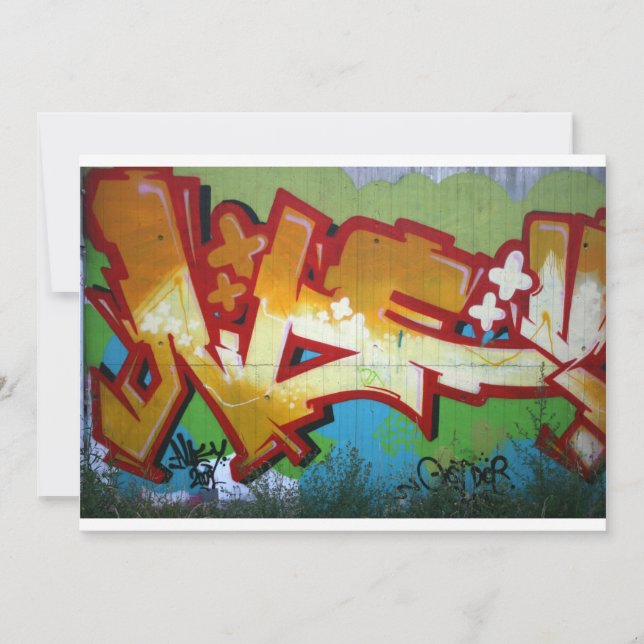 Carte Graffiti suisse (Devant)