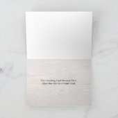 Carte Graine de bois, feuille de bois patiné (Intérieur)