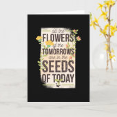 Carte Graines d'aujourd'hui (Fleur jaune)