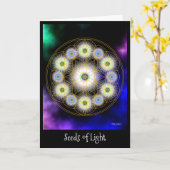 Carte Graines de lumière (Fleur jaune)