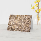 Carte Graines de tournesol (Fleur jaune)