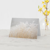 Carte Grains d'hiver congelés (Fleur jaune)