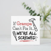 Carte Grampa, Carte grand-père (Debout devant)