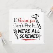 Carte Grampa, Carte grand-père (Devant/Arrière en situation)