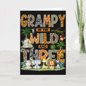 Carte Grampy Of The Wild &amp; Three Zoo 3rd Birthday Sa (Devant)