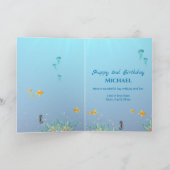 Carte Grand 2e anniversaire sous la mer Photo Collage (Intérieur)