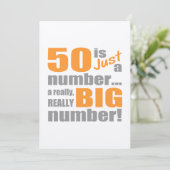 Carte Grand 50e anniversaire (Debout devant)
