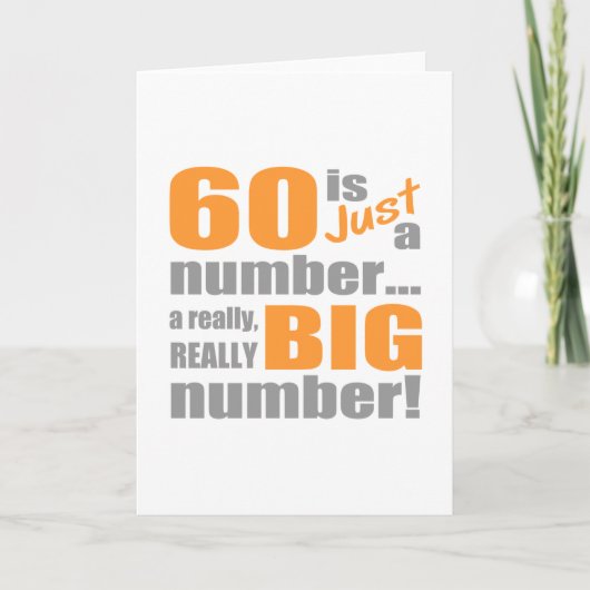 Carte Grand 60e anniversaire (Devant)