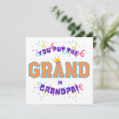 Carte Grand à Grand-père (Debout devant)
