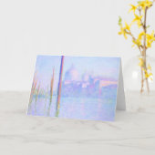 Carte Grand Canal à Venise (par Claude Monet) (Fleur jaune)