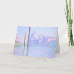 Carte Grand Canal à Venise (par Claude Monet)