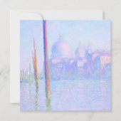 Carte Grand Canal à Venise (par Claude Monet) (Devant)