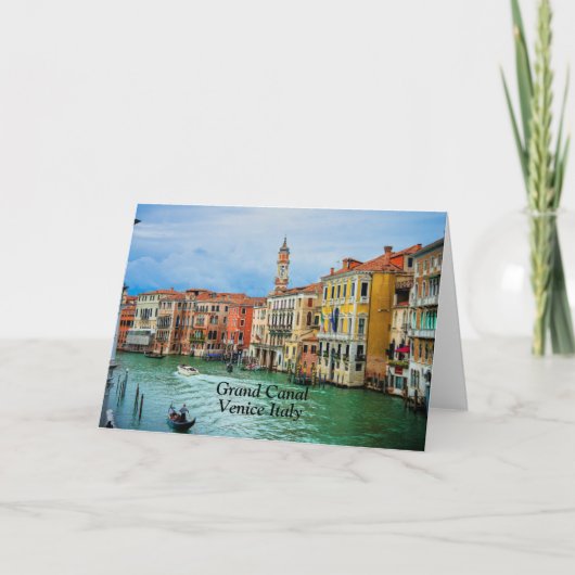 Carte Grand Canal, Venise, Italie (Devant)